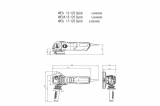 Угловая шлифмашина Metabo WEA 17-125 Quick 600534000, 1700 Вт, 3.7 Нм, автобалансир