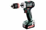 Аккумуляторная дрель-шуруповерт Metabo PowerMaxx BS 12 BL Q (601039500), 2х2.0 Ач Li-Ion, кейс