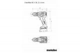 Аккумуляторная дрель-шуруповерт Metabo PowerMaxx BS 12 BL Q (601039800), 2х4.0 Ач Li-Ion, кейс