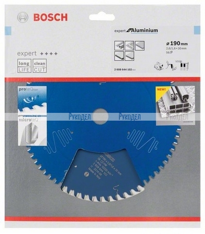 Пильный диск Bosch Expert for Aluminium 190x30x2.6/1.6x56T 2608644102