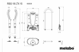 Аккумуляторный садовый опрыскиватель Metabo RSG 18 LTX 15 без АКБ и ЗУ, арт. 602038850