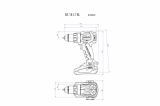 Аккумуляторный винтоверт Metabo BS 18 LT BL 602325800, 60 Нм, 2x4.0 Ач LiHD