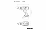 Аккумуляторная дрель-шуруповерт Metabo BS 18 LTX-3 BL I (602354660),3 ск.,120 Нм, 2х5.5 Ач