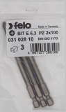Felo Бита крестовая серия Industrial PZ 2X100, 3 шт 03102810
