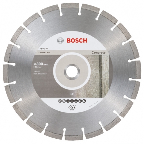 products/Алмазный диск Bosch Standard for Concrete300-25.4 2608603805