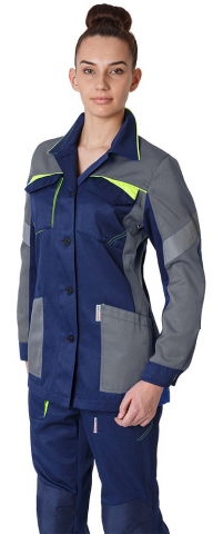 products/Куртка удлиненная женская PROFLINE BASE, т.синий/серый, Факел арт. 87468750