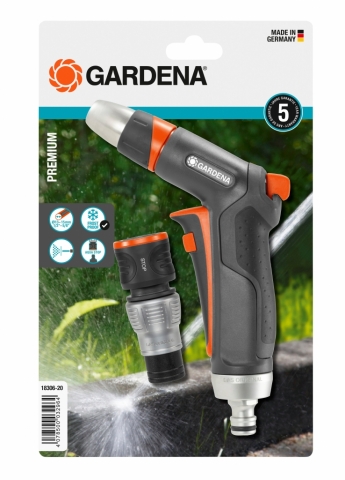 products/Пистолет-наконечник для полива Gardena Premium + Коннектор с автостопом Gardena Premium 18306-20.000.00