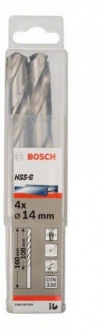 products/Сверло HSS-G Standardline (4 шт; 14х160 мм; HSS) по металлу Bosch 2608585593