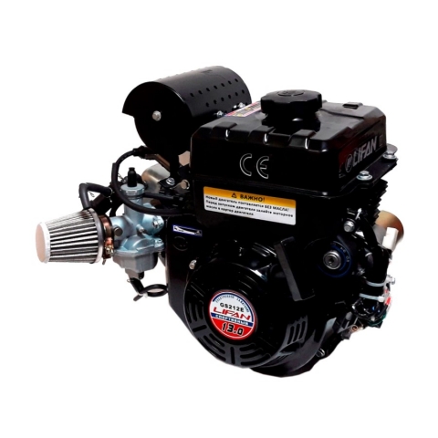 products/Двигатель бензиновый 13л.с. (G170FD) Lifan GS212E 7А