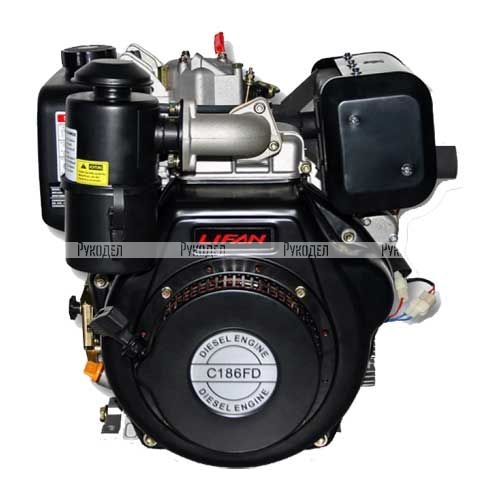 Двигатель дизельный LIFAN C186FD 6А (10 л.с.)