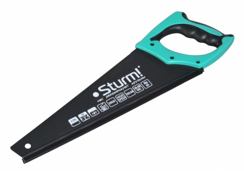 products/Ножовка по дереву 500 мм тефлоновое покрытие 9TPI 3D Sturm 1060-64-500