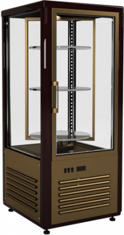 products/Шкаф холодильный D4 VM 120-2 (R120Cвр) (0109-0102 (коричнево-золотой)) Полюс П0000005341.333