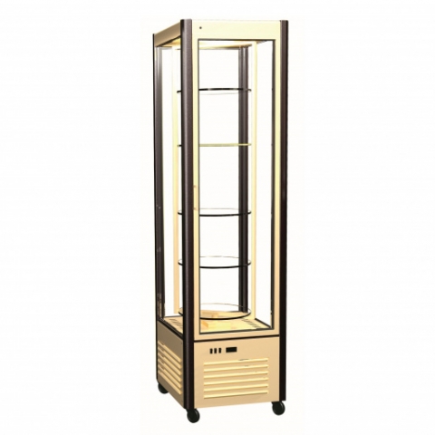 products/Шкаф холодильный D4 VM 400-2 (R400Cвр Сarboma Люкс) (0109-0102 (коричнево-золотой)) Полюс П0000005343.338