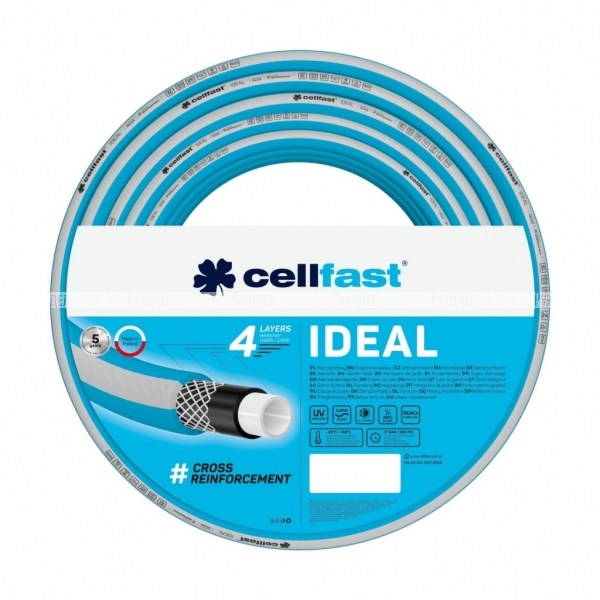 Садовый шланг 4 слоя Cellfast IDEAL 1" 10 м, арт. 10-270