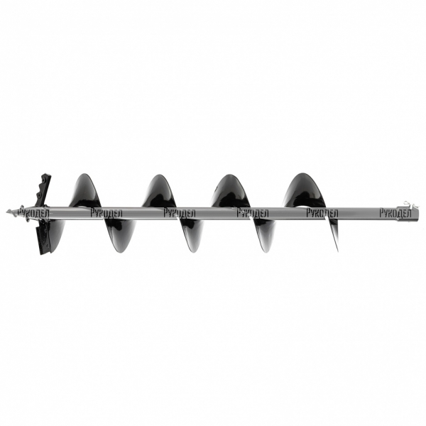 Шнек для грунта ER-150, диаметр 150 мм, длина 800 мм,соединение 20 мм, съемный нож Denzel 56007