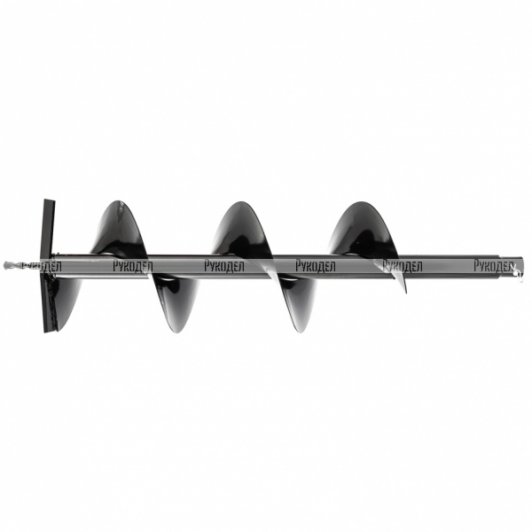 Шнек для грунта ER-200, диаметр 200 мм, длина 800 мм,соединение 20 мм, съемный нож Denzel 56008