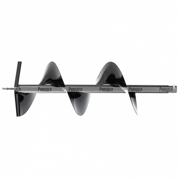 Шнек для грунта E-250, диаметр 250 мм, длина 800 мм,соединение 20 мм, несъемный нож Denzel (56025)