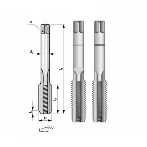 products/Набор метчиков из 2-х шт. MF18 шаг 1.5 мм (мелкая резьба) BUCOVICE, 110181