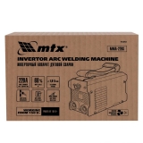 Инверторный аппарат дуговой сварки MTX MMA-220S, 220 А, ПВ60, диаметр электродов 1,6-5,0 мм 94392