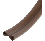 Самоклеящийся резиновый уплотнитель ЗУБР P-профиль, размер 9x5,5 мм, коричневый, 150 м 40932-150