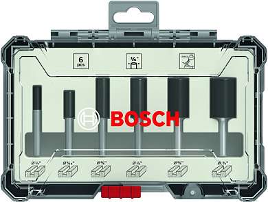 products/Набор пазовых фрез Bosch 1/4 6шт. (арт. 2607017467)