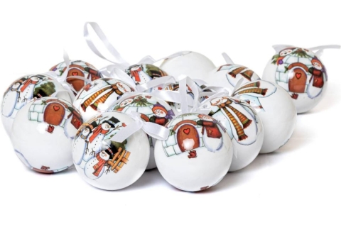 products/Набор ёлочных шаров Winter Glade, папье-маше, 14 шт. 7514G020
