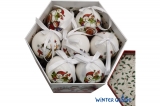 Набор ёлочных шаров Winter Glade, папье-маше, 14 шт. 7514G020