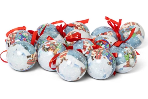 products/Набор ёлочных шаров Winter Glade, папье-маше, 14 шт. 7514G238