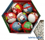 Набор ёлочных шаров Winter Glade, папье-маше, 14 шт. 7514G247