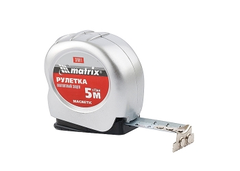 products/Рулетка Magnetic, 5 м х 19 мм, магнитный зацеп MATRIX