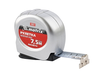 products/Рулетка Magnetic, 7,5 м х 25 мм, магнитный зацеп MATRIX