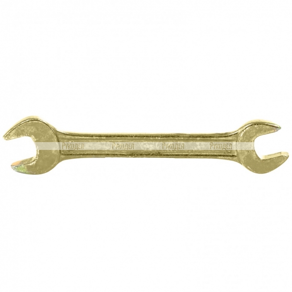 Ключ рожковый, 12 х 13 мм, желтый цинк, Сибртех, 14305