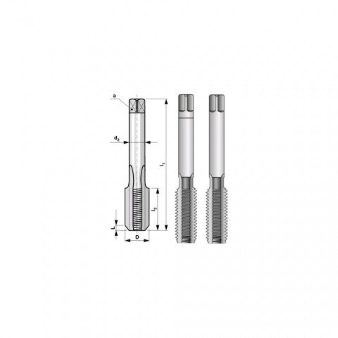 products/Набор метчиков HSS из 2-х шт. M16 шаг 2.00 мм Bucovice Tools 144160