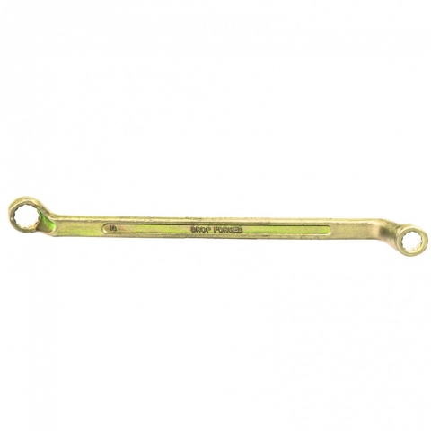 products/Ключ накидной, 10 х 11 мм, желтый цинк, Сибртех, 14616
