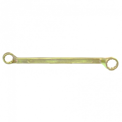 products/Ключ накидной, 19 х 22 мм, желтый цинк, Сибртех, 14628