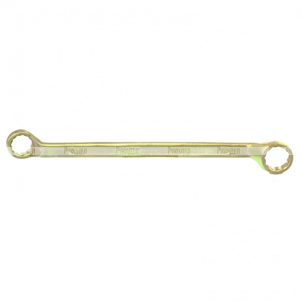 Ключ накидной, 19 х 22 мм, желтый цинк, Сибртех, 14628