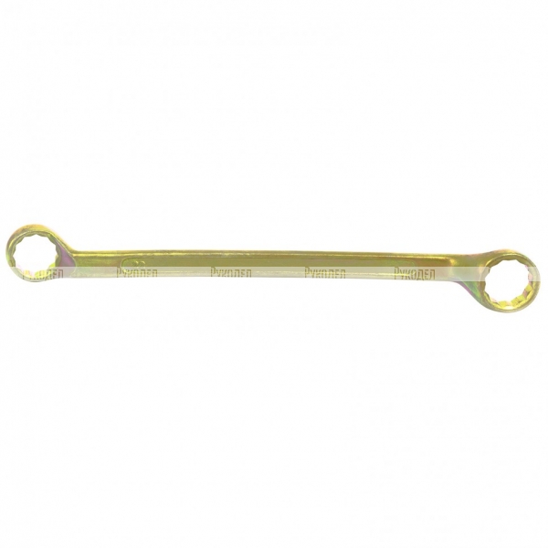 Ключ накидной, 22 х 24 мм, желтый цинк, Сибртех, 14632