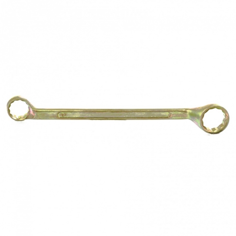 products/Ключ накидной, 24 х 27 мм, желтый цинк, Сибртех, 14634