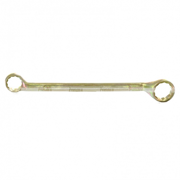 Ключ накидной, 24 х 27 мм, желтый цинк, Сибртех, 14634