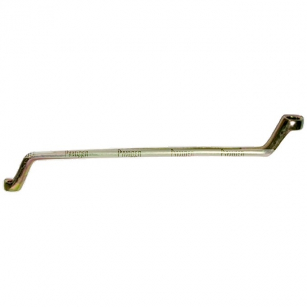 Ключ накидной, 27 х 32 мм, желтый цинк, Сибртех, 14636