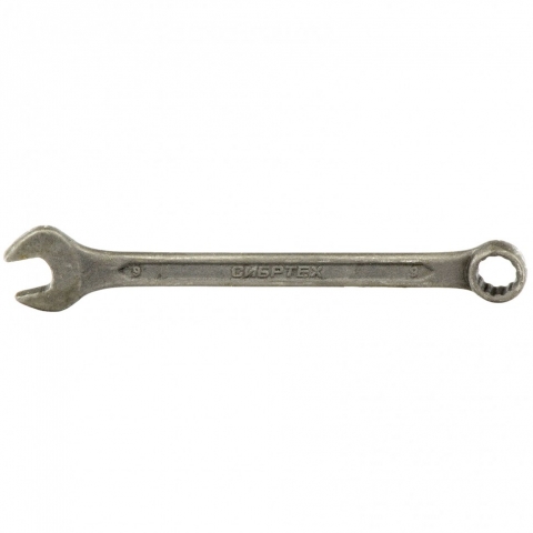products/Ключ комбинированый, 9 мм, CrV, фосфатированный, ГОСТ 16983, Сибртех, 14904