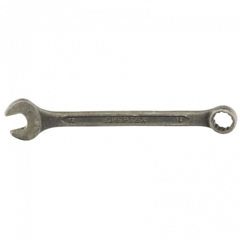 products/Ключ комбинированый,12 мм, CrV, фосфатированный, ГОСТ 16983, Сибртех, 14907