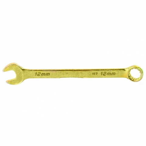 products/Ключ комбинированный, 12 мм, желтый цинк, Сибртех, 14978