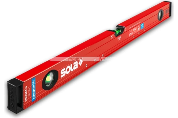 Уровень SOLA RED M 3 60, L=60 см, 3 глазка, точн. 0,3 мм/м, арт. 01812801