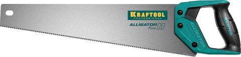 products/Ножовка для точного реза "Alligator 11", 450 мм, 11 TPI 3D зуб, KRAFTOOL 15203-45