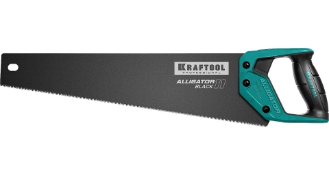 products/Ножовка для точного реза "Alligator BLACK", 450 мм, 11 TPI 3D зуб, KRAFTOOL 15205-45