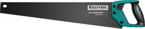 products/Ножовка для точного реза "Alligator BLACK", 550 мм, 11 TPI 3D зуб, KRAFTOOL 15205-55
