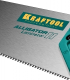 Ножовка по ламинату "Alligator LAMINATOR", 500 мм, 11 TPI 3D зуб, KRAFTOOL 15207