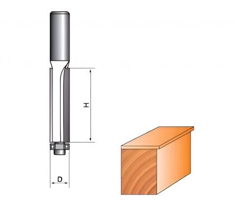 products/Фреза Globus 1020 D10h12 кромочная прямая с нижним подшипником