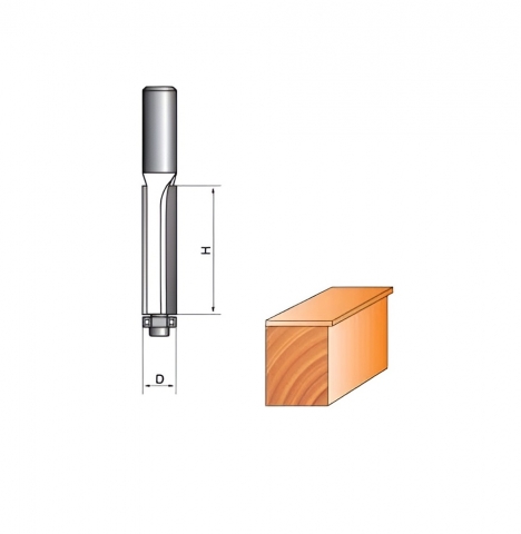 products/Фреза Globus D10h25 1020, кромочная, хвостовик 8мм, рабочая часть 25мм